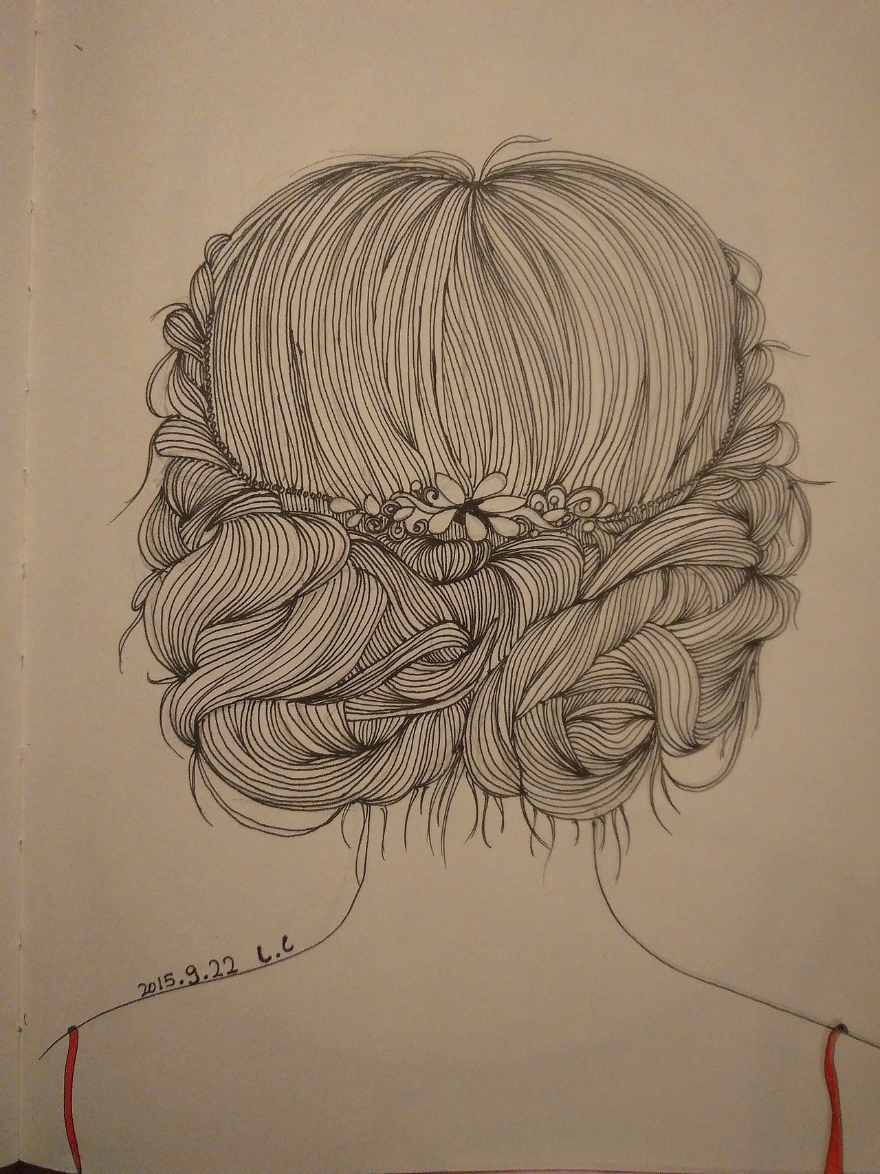 頭發(fā)隨筆（圖ZMTY1MzIwMTI4） - 藝術(shù)插畫 - 站酷設(shè)計(jì)師琳兒_Liner原創(chuàng)素材 - 站酷ZCOOL