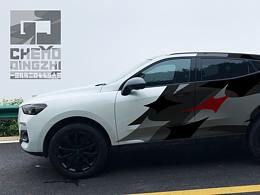 GJ车膜个性化定制PS效果图（实验品@效果图）