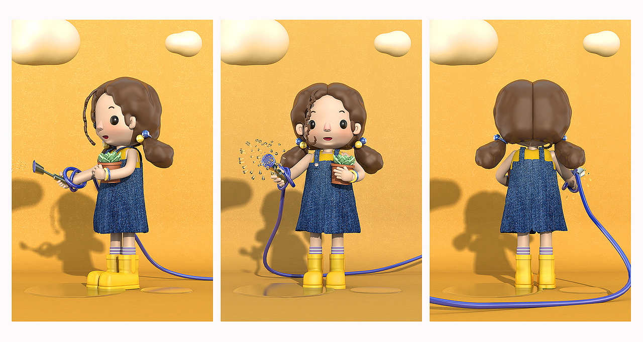 花园人物ip场景