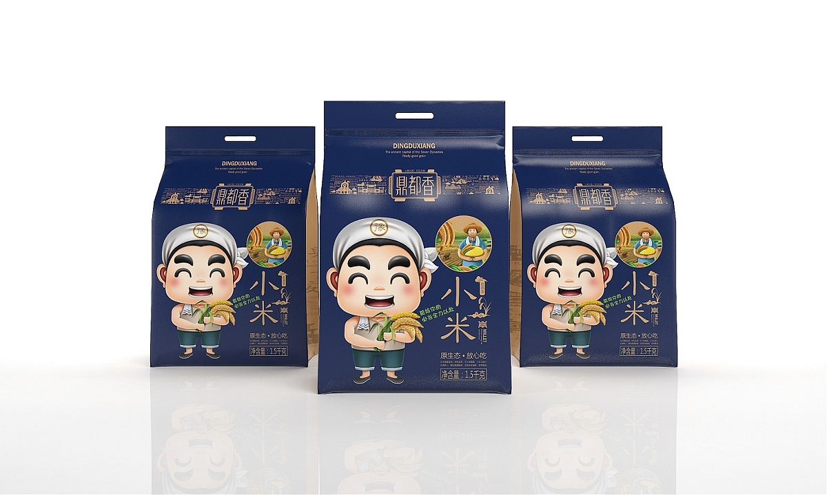 鼎都香小米—徐桂亮品牌设计