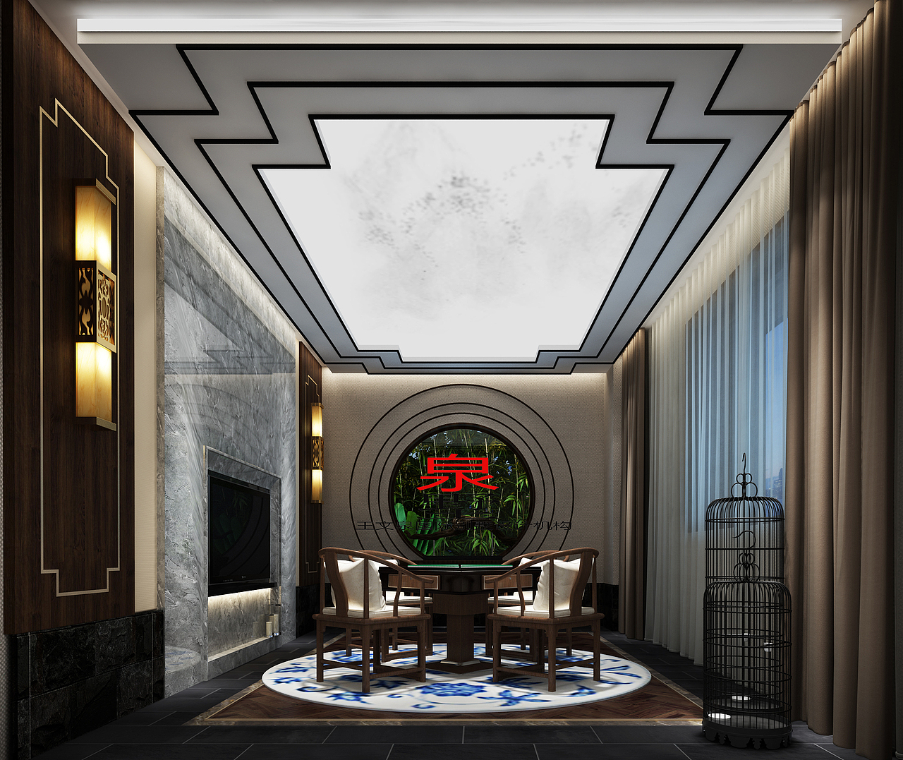 碧水庄园 别墅大宅 室内设计师 欧式 法式 客厅效果图