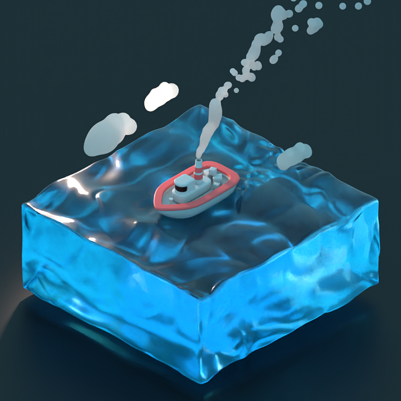 C4D练习作品-乘风破浪（图ZMjQzMTkyMDk2） - 动画/影视 - 站酷设计师童四条原创素材 - 站酷ZCOOL