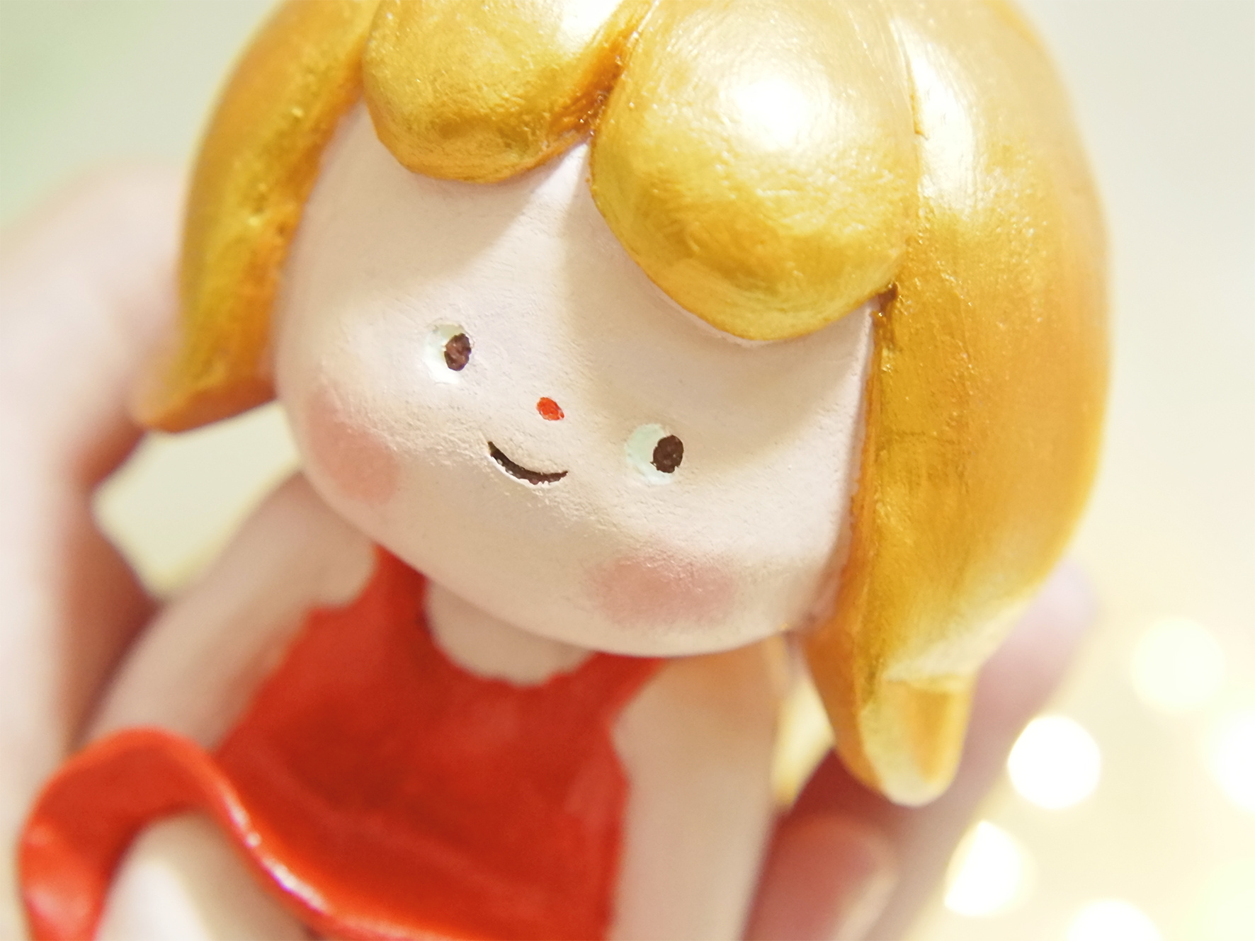 ann 石粉黏土小人|手工艺|手办/模玩|蚊多多 - 原创作品 - 站酷