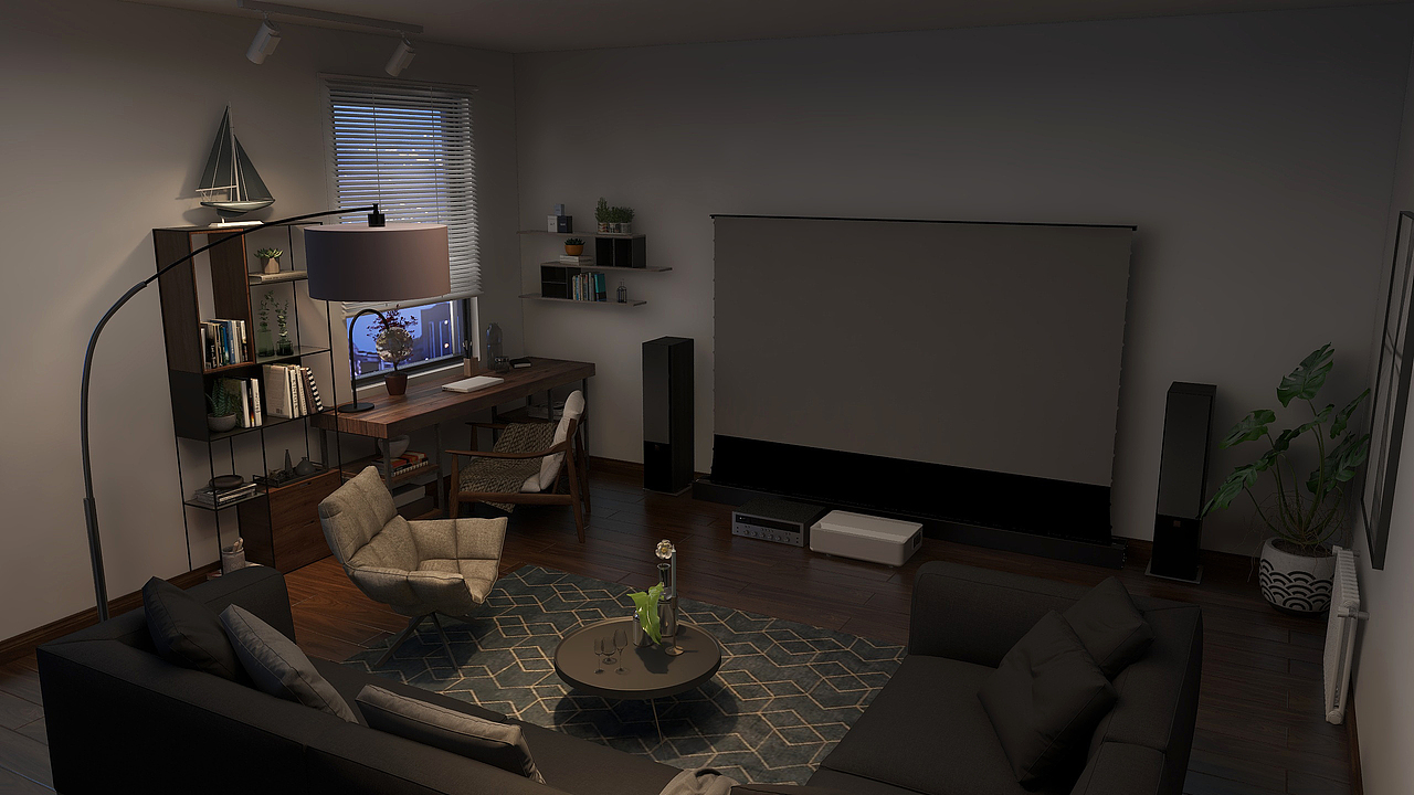 VIVIDSTORM投影屏幕——电动地升黑栅幕（图ZMjIyOTI3Njgw） - 电子产品 - 站酷设计师Peter微微原创素材 - 站酷ZCOOL