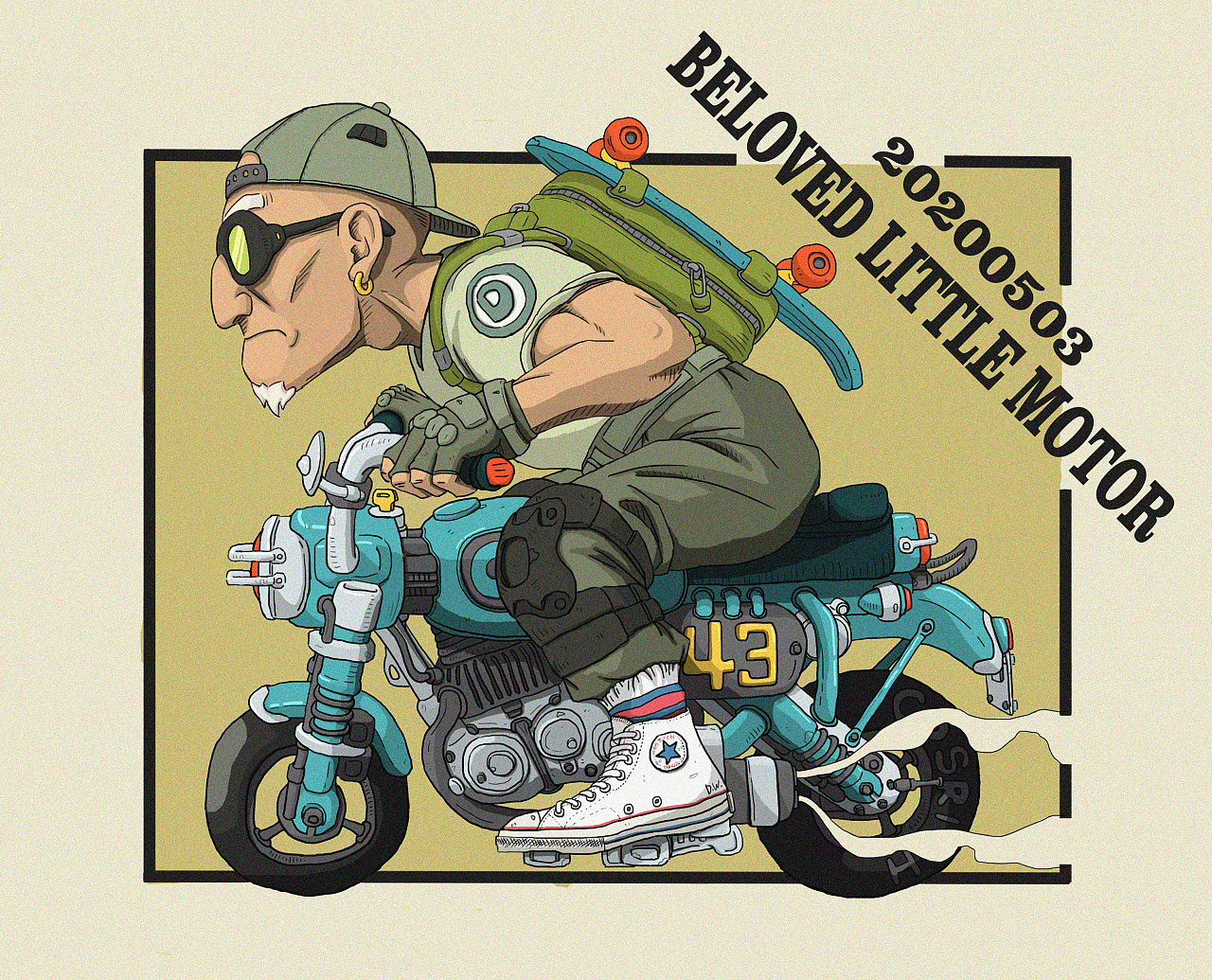 参考鸟山明的龟仙人 微博:cosrich上海|插画师cosrich177522年前