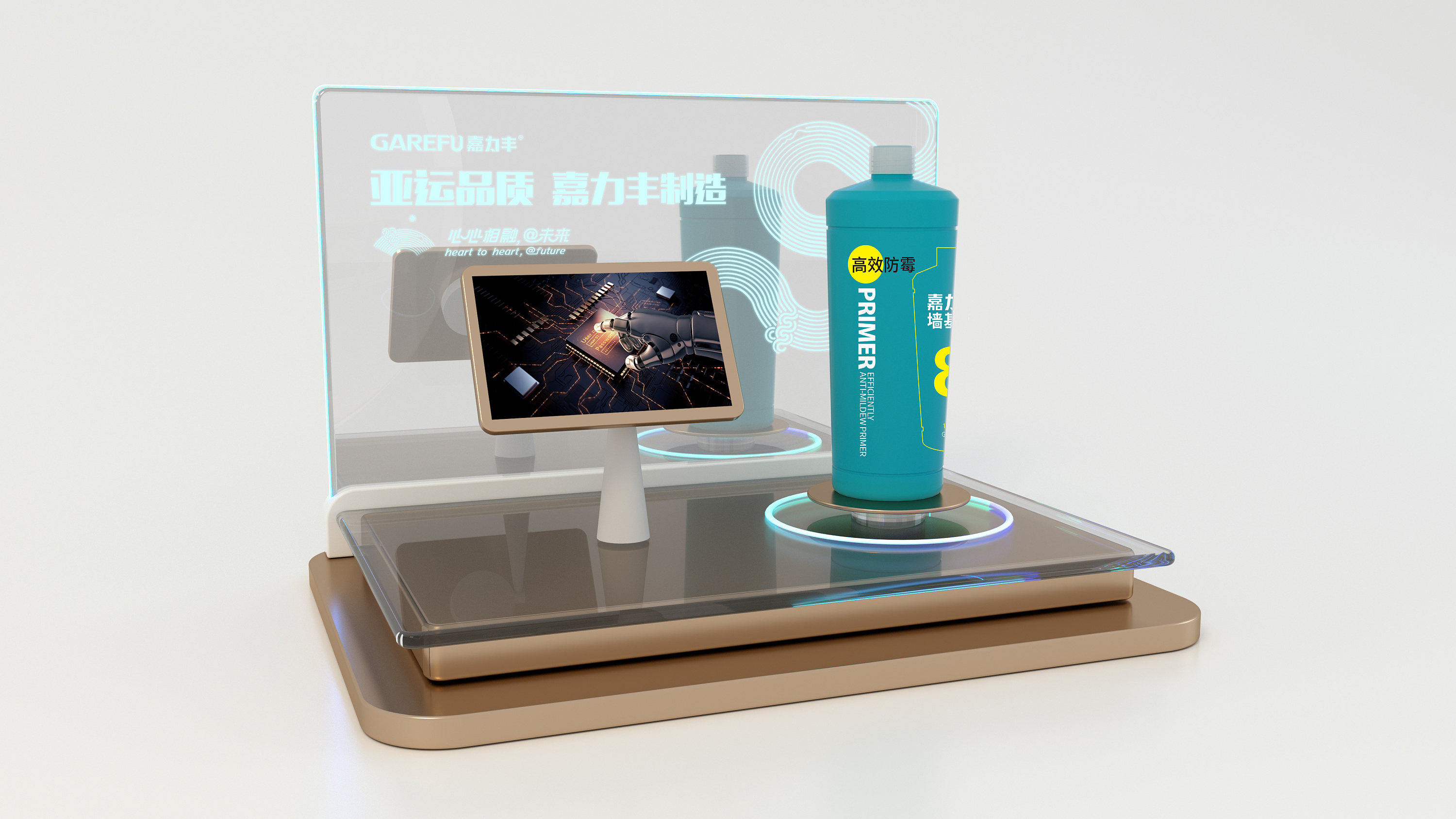 桌面产品陈列架