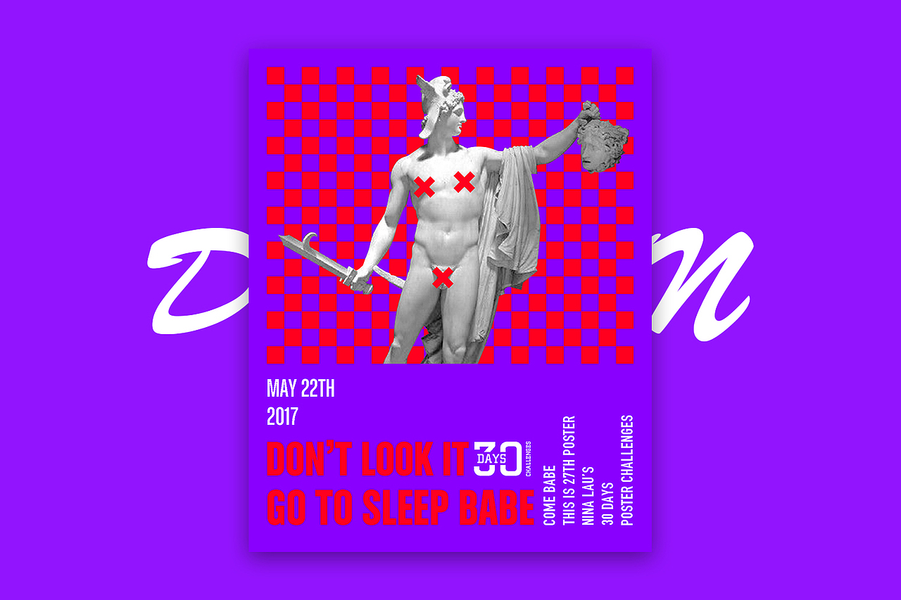 5月作品集整理【30天海报挑战】（图ZODI0MTAwMTI=） - 海报 - 站酷设计师刘念念lonely原创素材 - 站酷ZCOOL