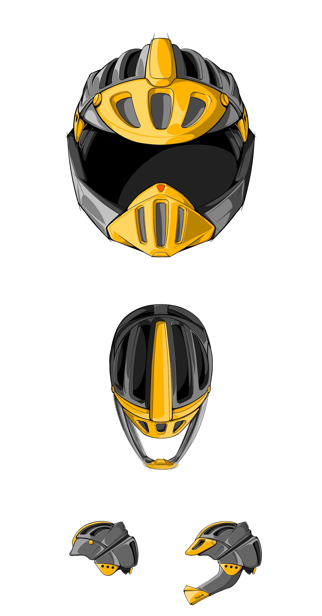 工业设计-儿童全盔-700kids