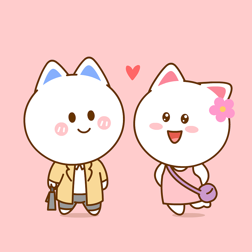 桃小仙 微信表情 卡通动漫 头像壁纸  可爱情侣桃小仙 微信表情 卡通