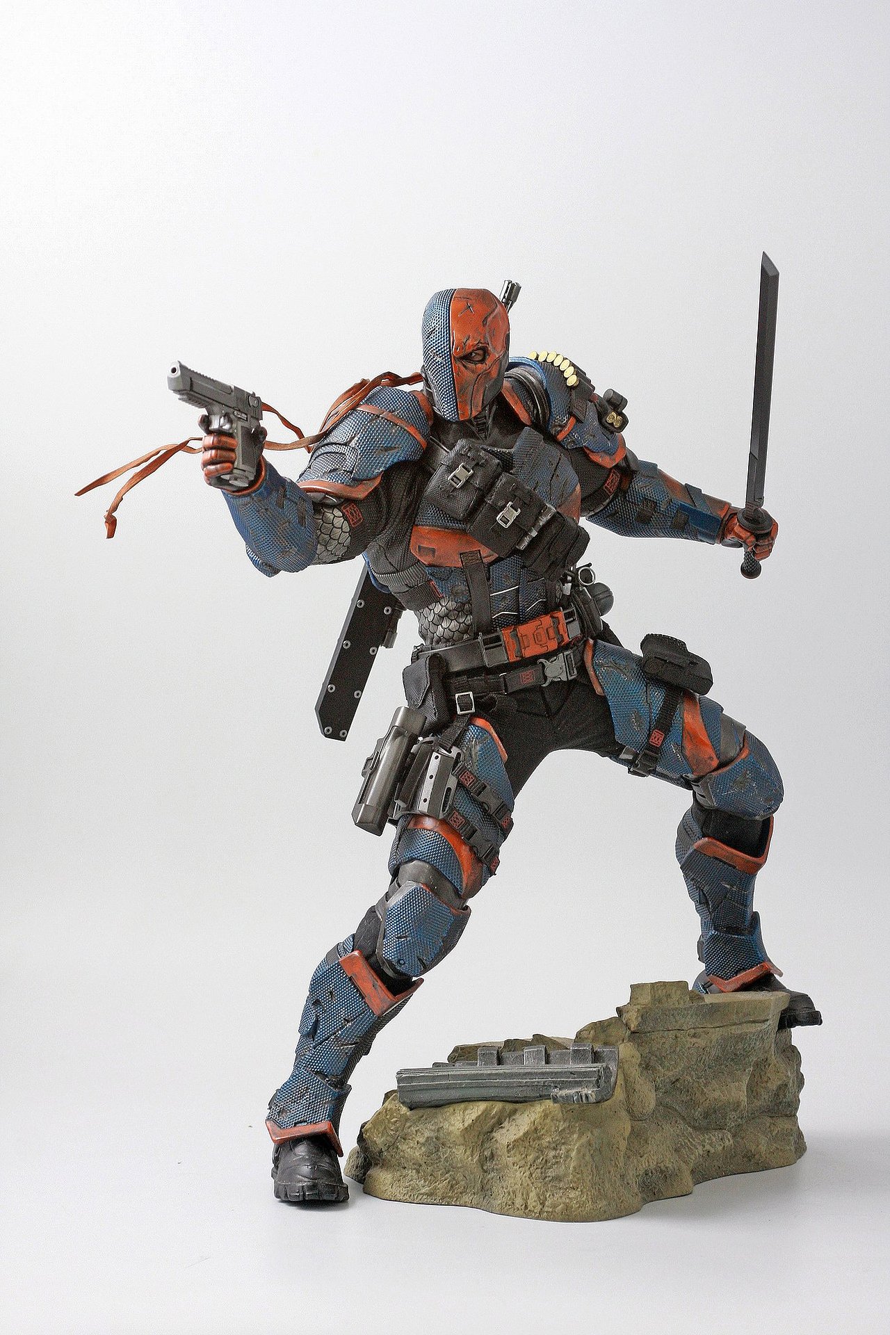 hottoys 阿卡姆骑士 丧钟 包胶素体改造 做旧|手工艺|手办/模玩|眉间