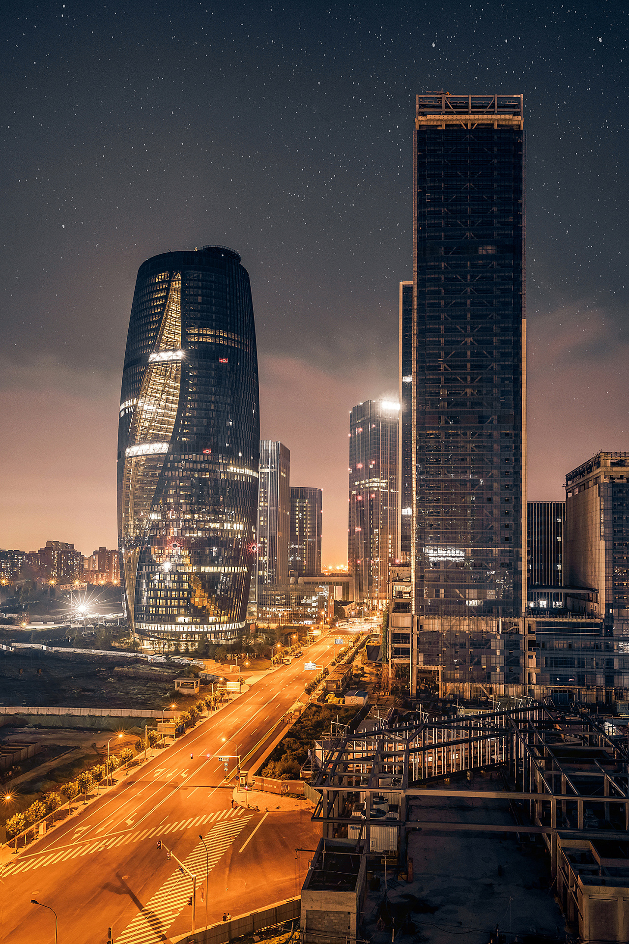 建设中的丽泽金融街