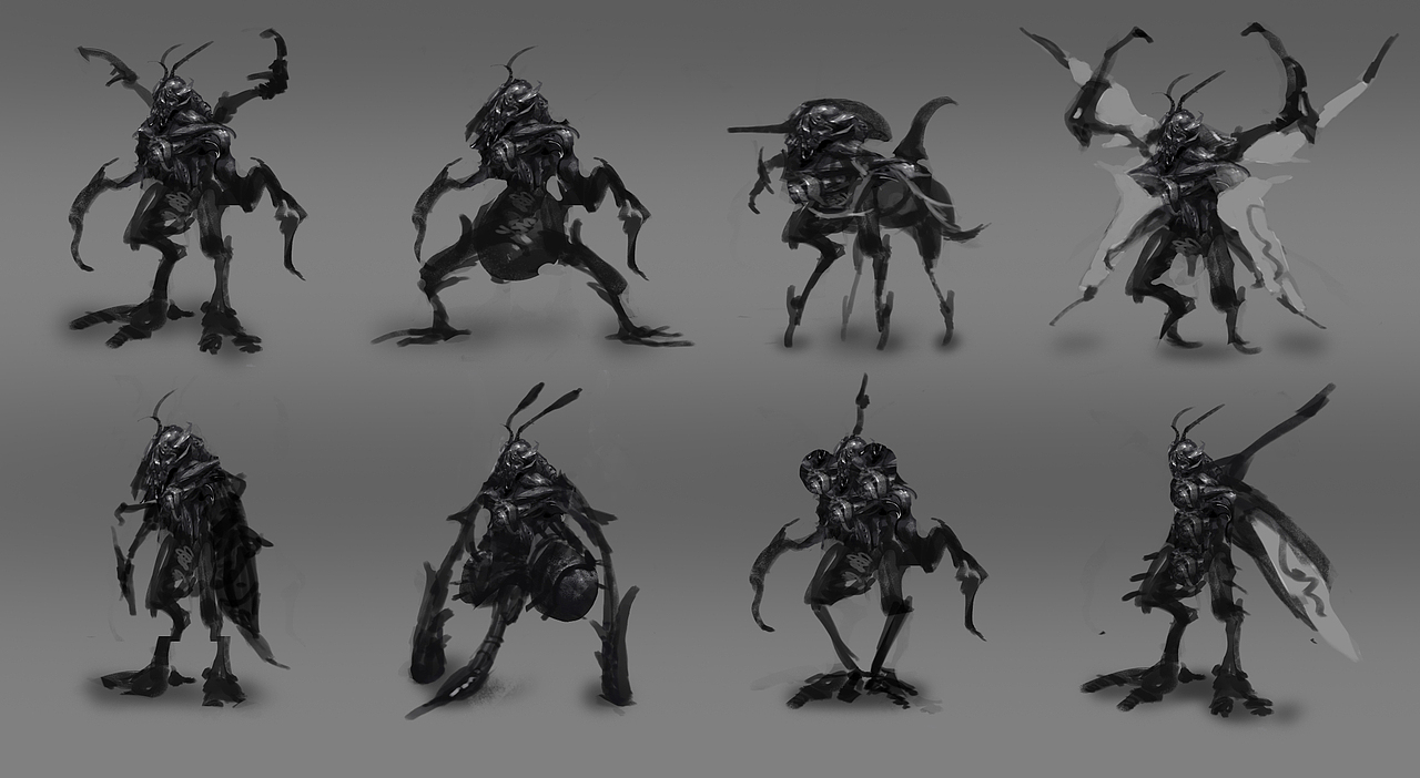 虫族的概念草图