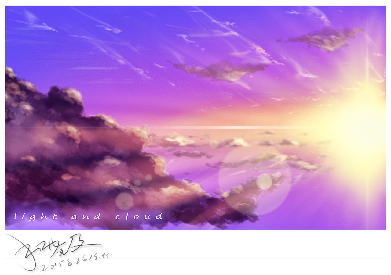 原画很漂亮,被我画成这样,罪过了