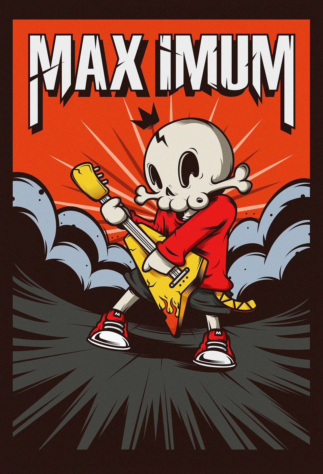 MAX电音！（图ZNTgxMjk3NTI=） - 新锐潮流插画 - 站酷设计师天朝酱油原创素材 - 站酷ZCOOL