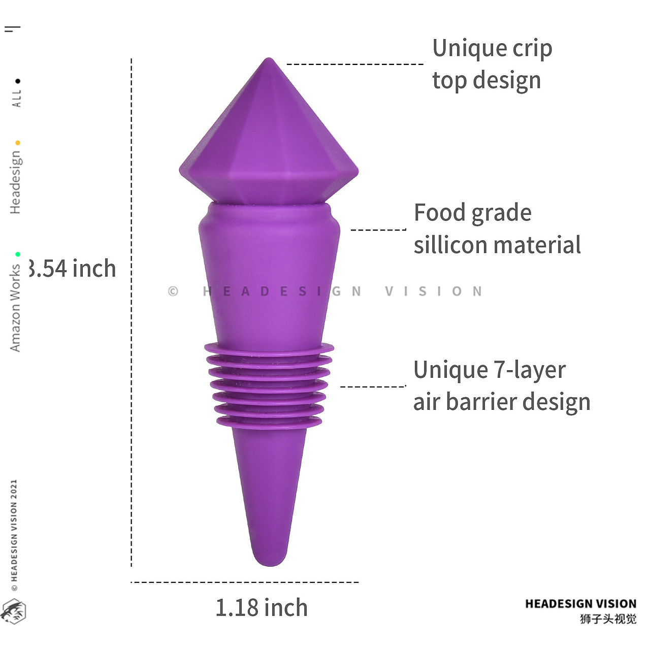 瓶塞产品拍摄_主图设计_A+页面设计-狮子头视觉
