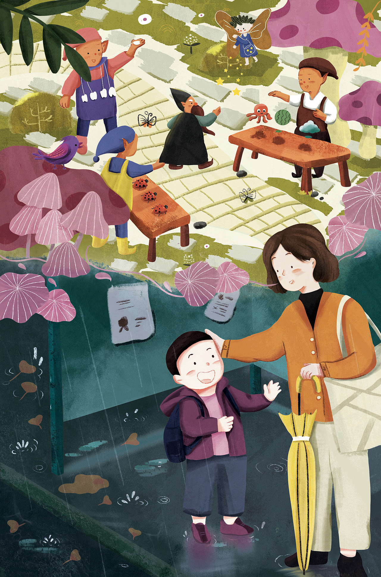 去年一些故事配图（图ZMjQ2Mjg1Njky） - 儿童插画 - 站酷设计师大冰咂原创素材 - 站酷ZCOOL