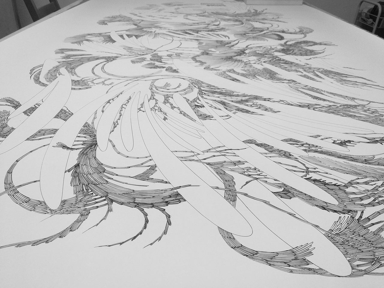 麦平《森林系列》钢笔画长卷（图ZMjA5Mzc5MjUy） - 绘画 - 站酷设计师麦平原创素材 - 站酷ZCOOL