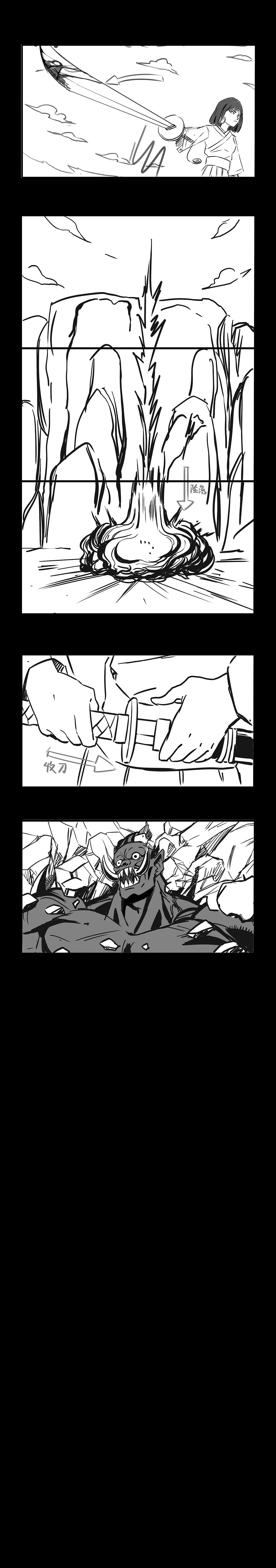 分镜练习（图ZMjMyNjU2NzY0） - 设定/分镜 - 站酷设计师淘妖极原创素材 - 站酷ZCOOL