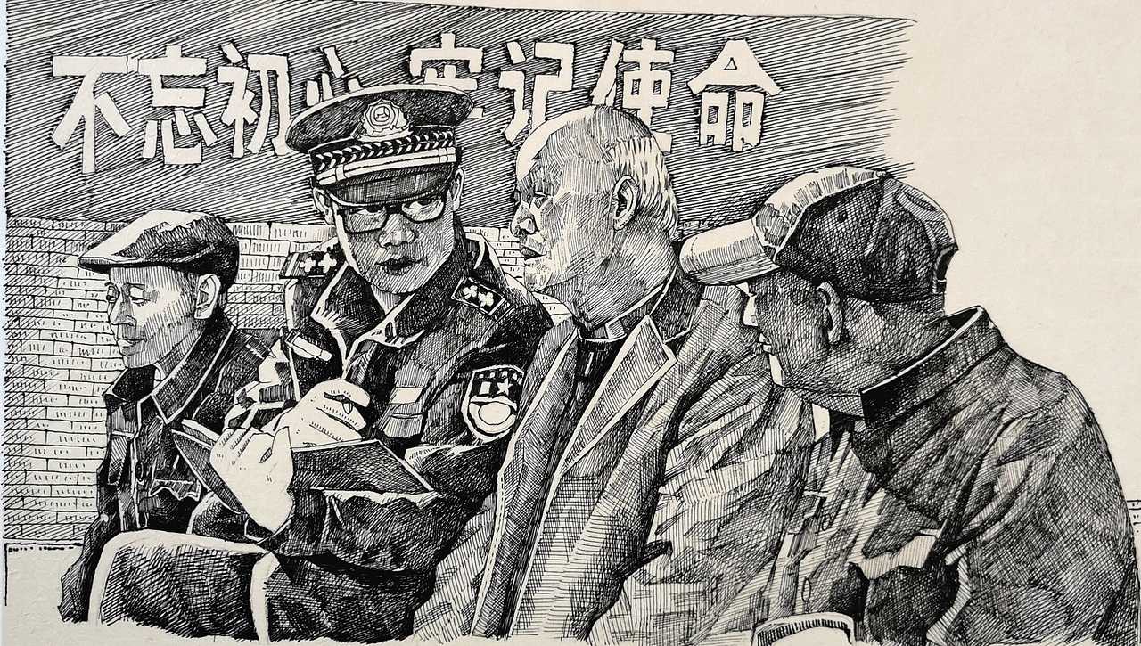 连环画《不忘初心》（图ZMjU1Mzg2OTQw） - 绘画 - 站酷设计师zhaoshuhe123原创素材 - 站酷ZCOOL