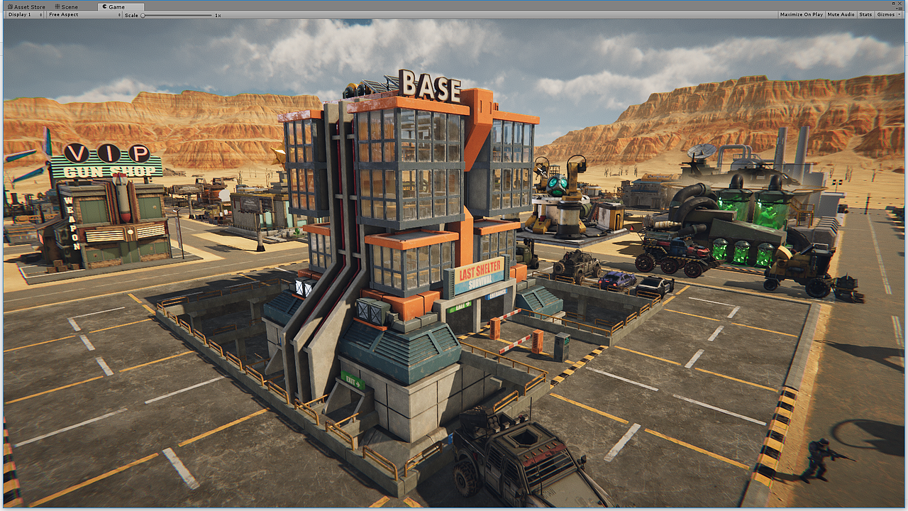 Unity 地形 沙漠峡谷