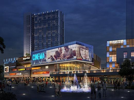 某商业综合体 夜景灯光设计