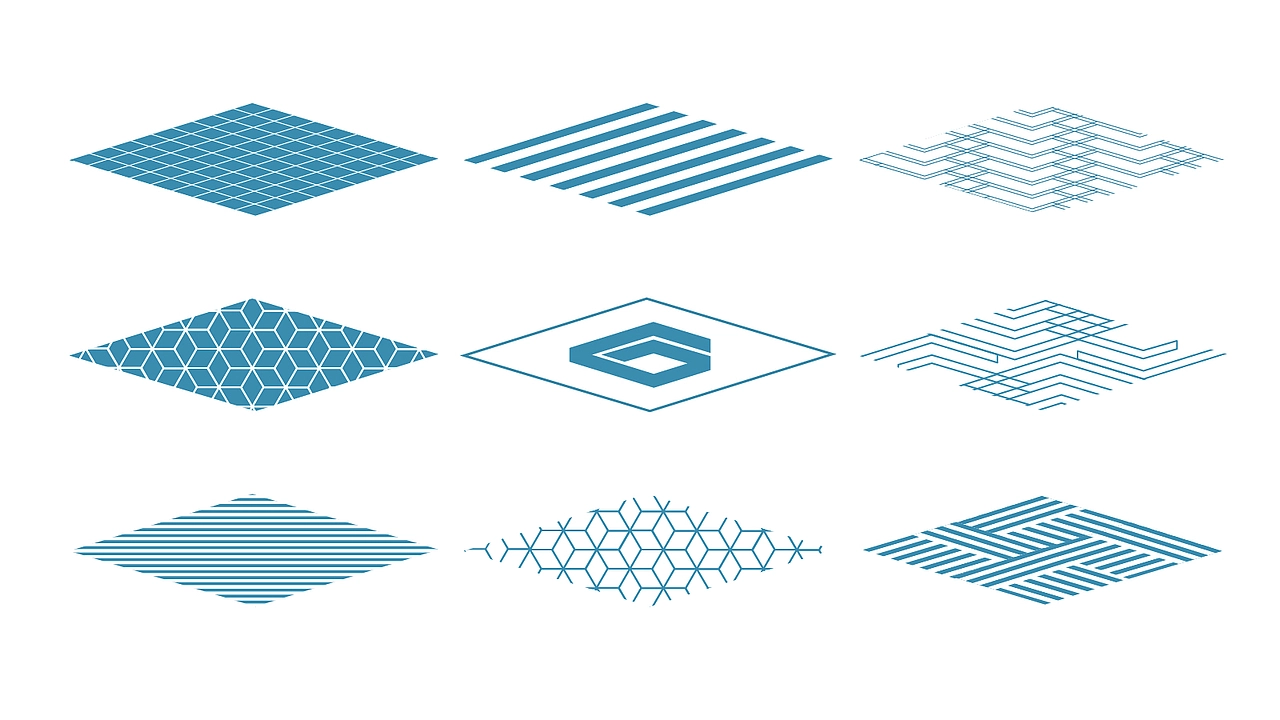 两个品牌Logo设计-玻璃/化妆品