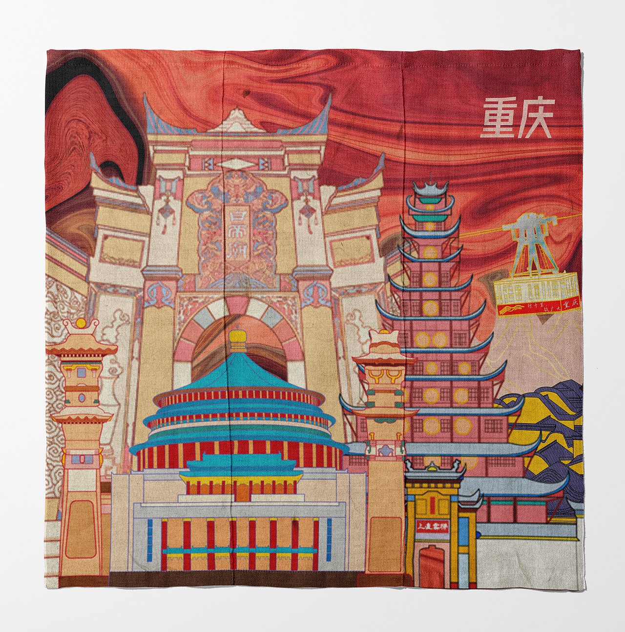 重庆文物地标文创设计（图ZMzA3MDE0ODY0） - 其他平面 - 站酷设计师nanmol原创素材 - 站酷ZCOOL