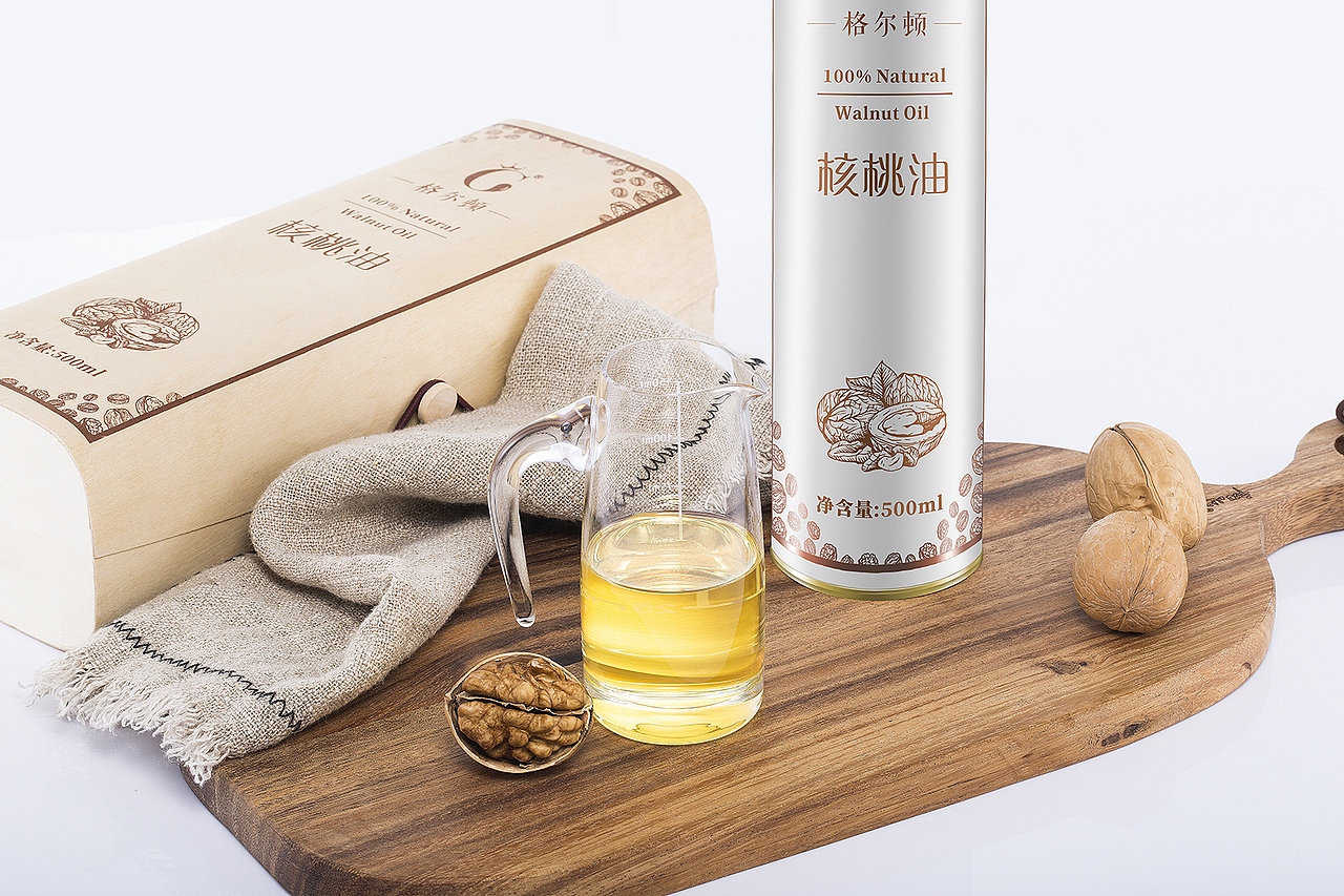 格尔顿核桃油（图ZMTE5OTQ3MzQ0） - 产品摄影 - 站酷设计师中山左右文化原创素材 - 站酷ZCOOL