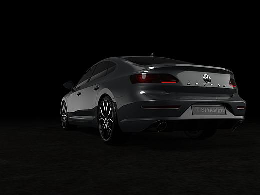 大众arteon轿跑车CGI渲染