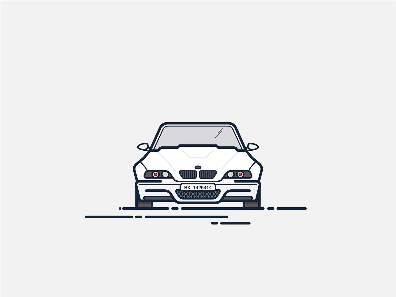 bmw illustration|插画|创作习作|morosepanda熊猫_原创作品-站酷