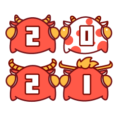 2021牛牛牛转乾坤表情包贺年篇(图ZMjQyNzkxMTU2) - IP形象 - 站酷设计师不可里予工作室原创素材 - 站酷ZCOOL