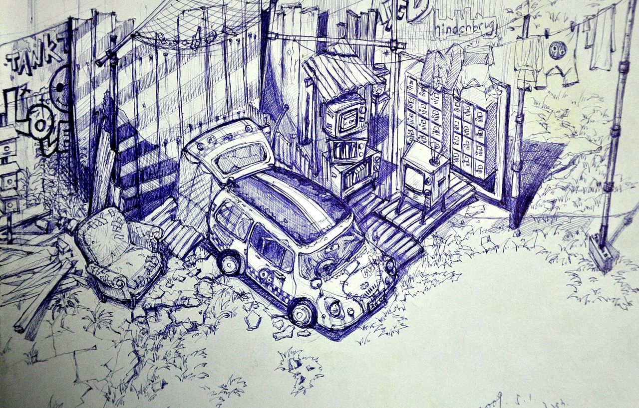 看都知道这张画画的最烂~第三张恶童的场景