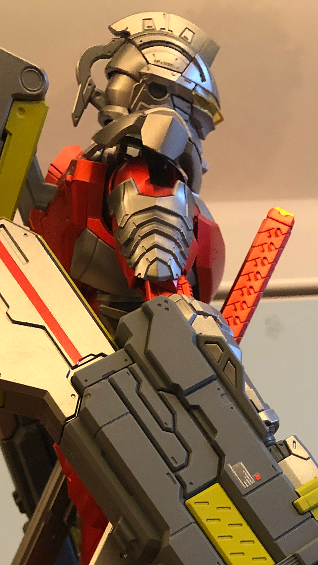钢铁奥特曼——赛文 模型涂装（图ZMTY5MTAwMzAw） - 手办/模玩 - 站酷设计师德森派乐酋长大陆原创素材 - 站酷ZCOOL