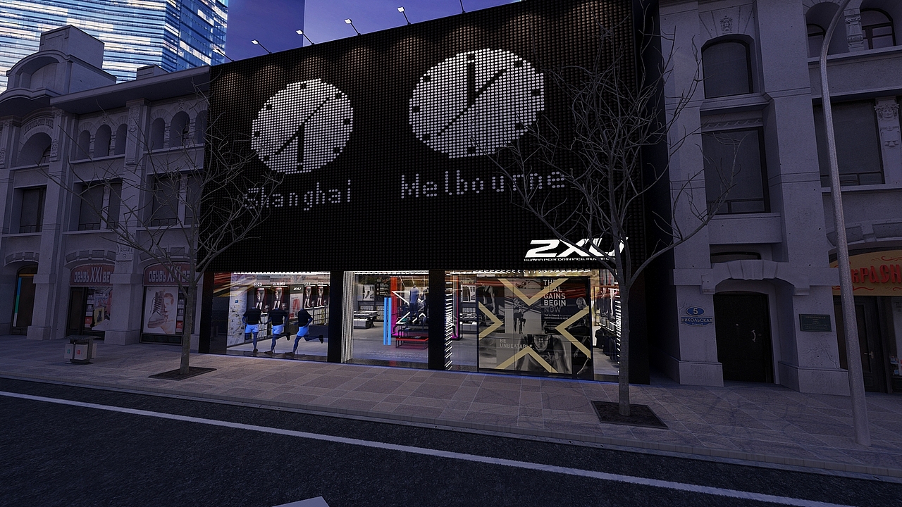 2XU概念店（图ZMTE4MDc3ODMy） - 展陈设计 - 站酷设计师kiddkong1986原创素材 - 站酷ZCOOL