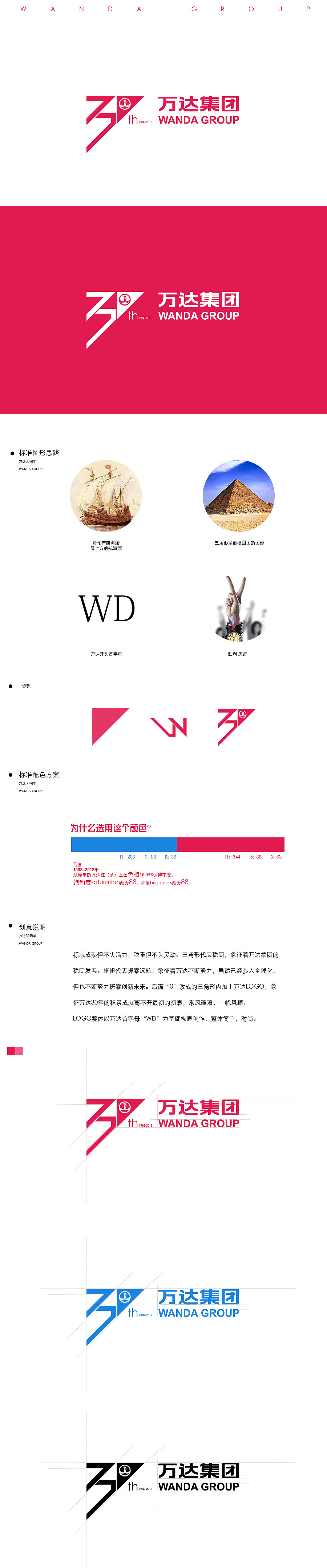 万达30周年（图ZNTA4ODg1Mjg=） - Logo - 站酷设计师苹果大战香蕉原创素材 - 站酷ZCOOL