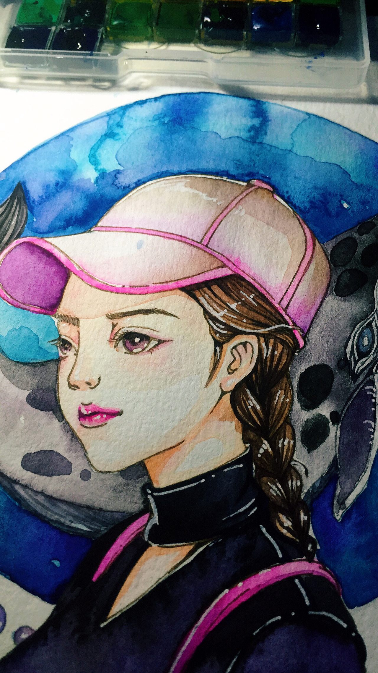 午夜小稿！（图ZODk4MTIyNTY=） - 商业插画 - 站酷设计师口口韩原创素材 - 站酷ZCOOL