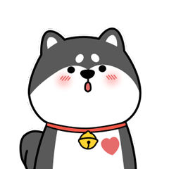 《小黑柴泡泡》表情包2.0（图ZMTkyOTk4NzMy） - 网络表情 - 站酷设计师易北原创素材 - 站酷ZCOOL