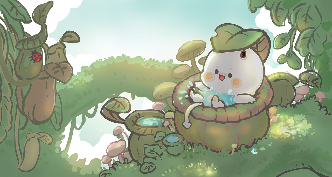木精灵的夏天（图ZMTYyODkxNzIw） - 网络表情 - 站酷设计师黄大大仙原创素材 - 站酷ZCOOL