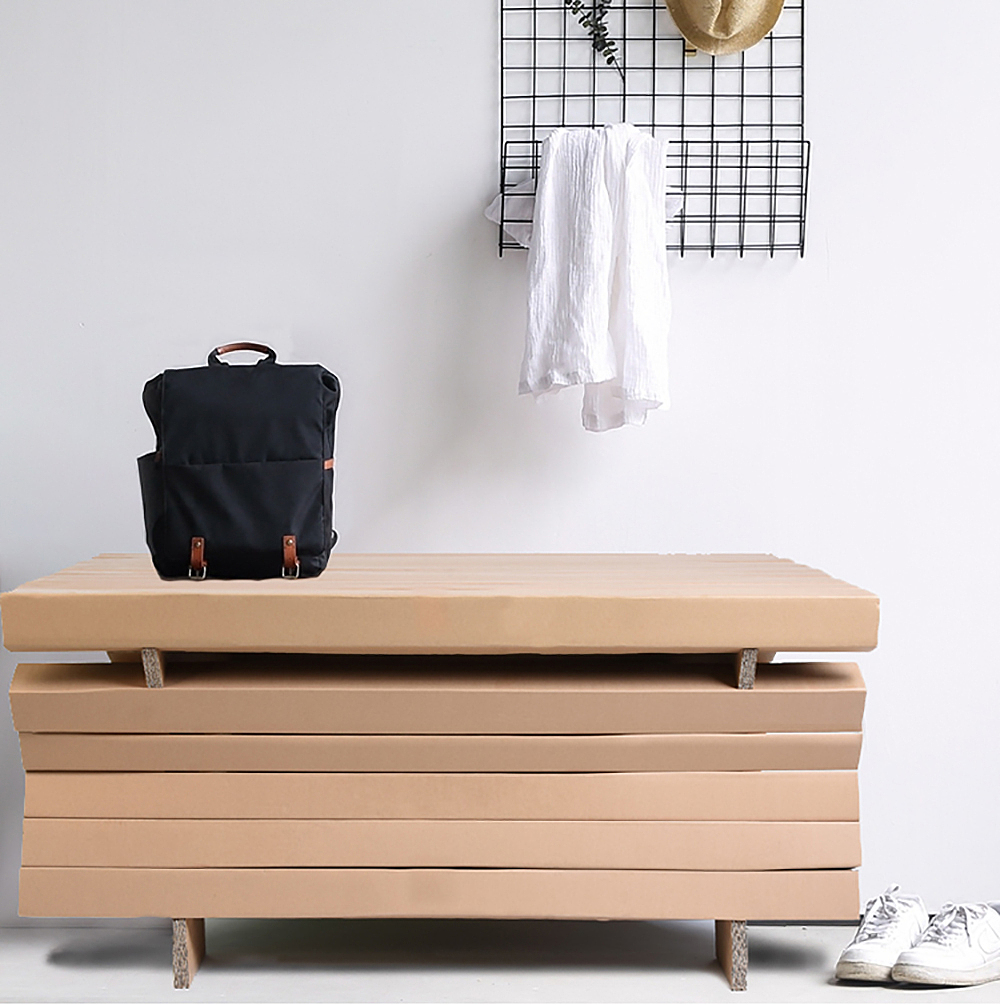 创意瓦楞纸家具大班桌 | 环保纸质会议桌书桌电脑桌