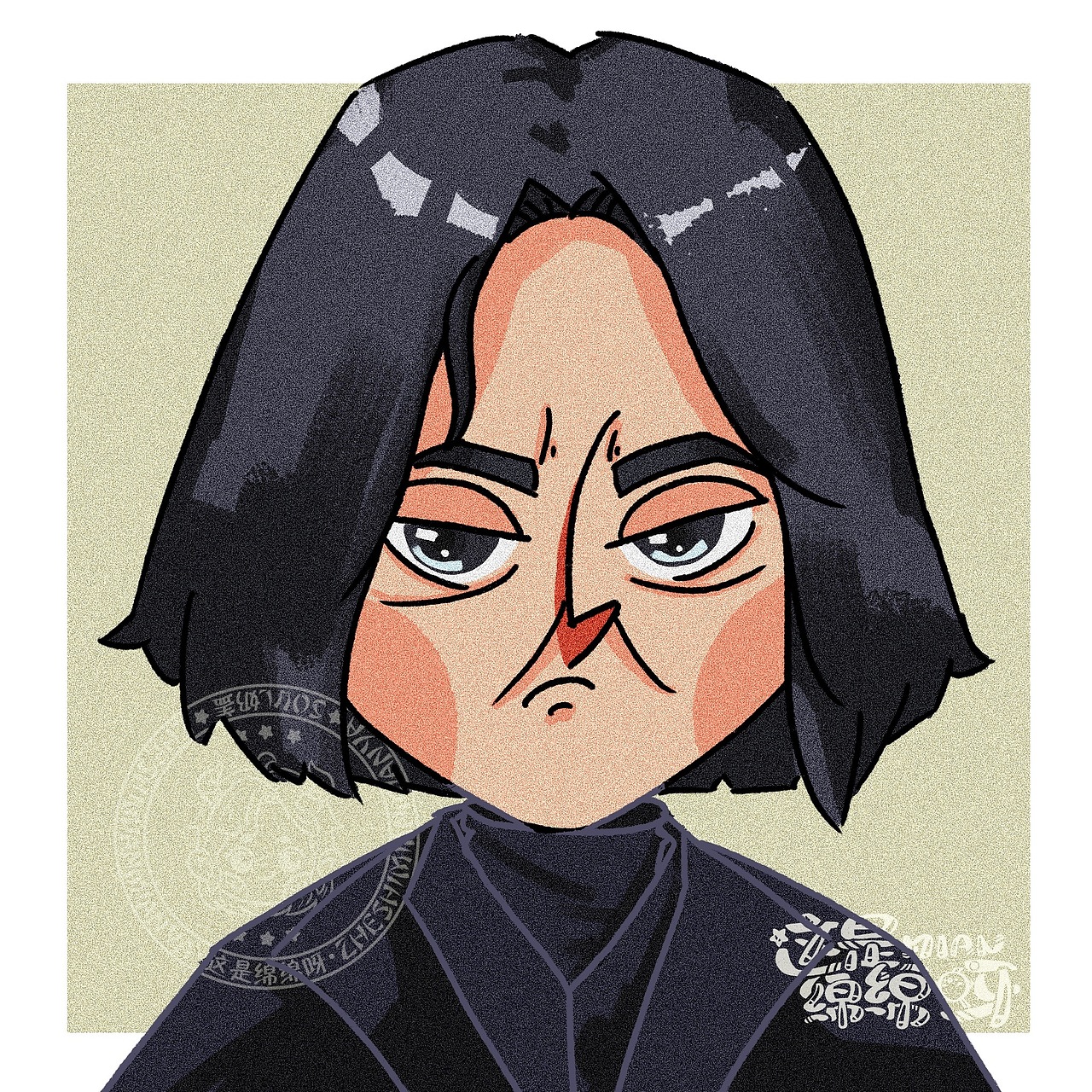 哈利波特Q版头像（图ZMjc4ODYzMDY4） - 儿童插画 - 站酷设计师是绵绵呀原创素材 - 站酷ZCOOL