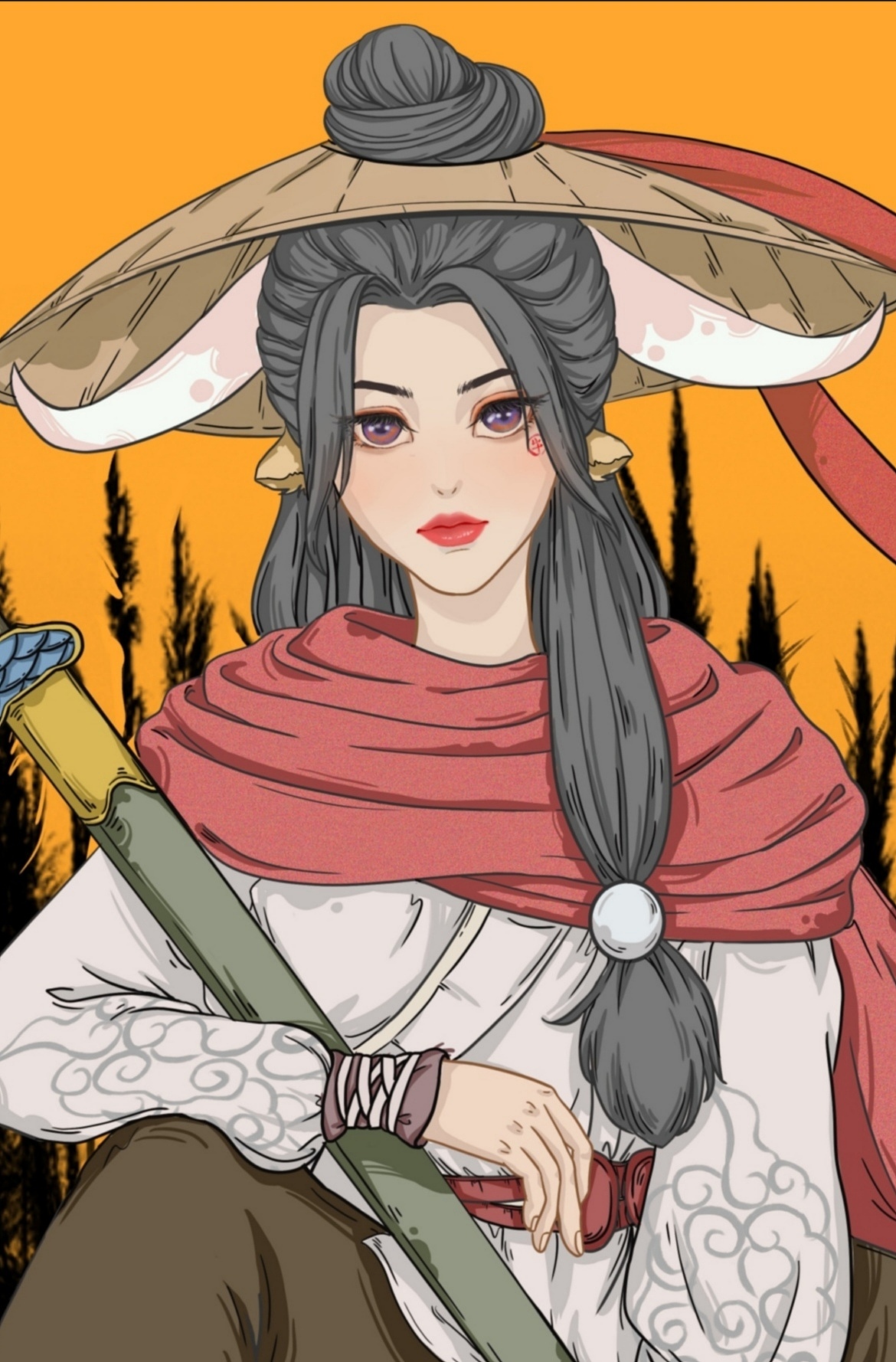 2021年的第一幅作品🌸（图ZMjM4ODg5OTY0） - 艺术插画 - 站酷设计师虹屿原创素材 - 站酷ZCOOL