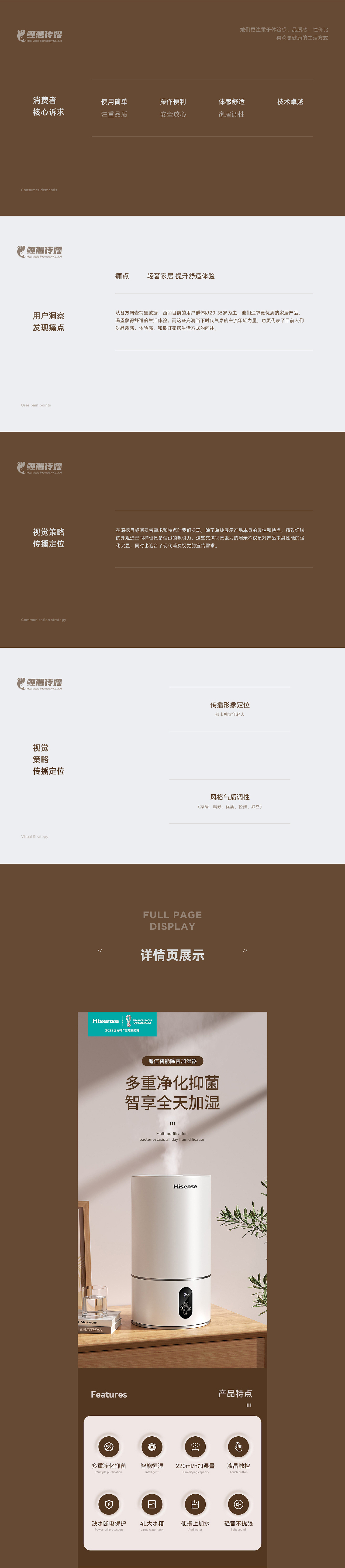 电商详情 | 海信加湿器 小家电详情