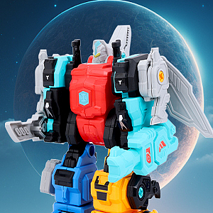 金洲视觉亚马逊摄影设计儿童玩具恐龙玩具变形套装积木