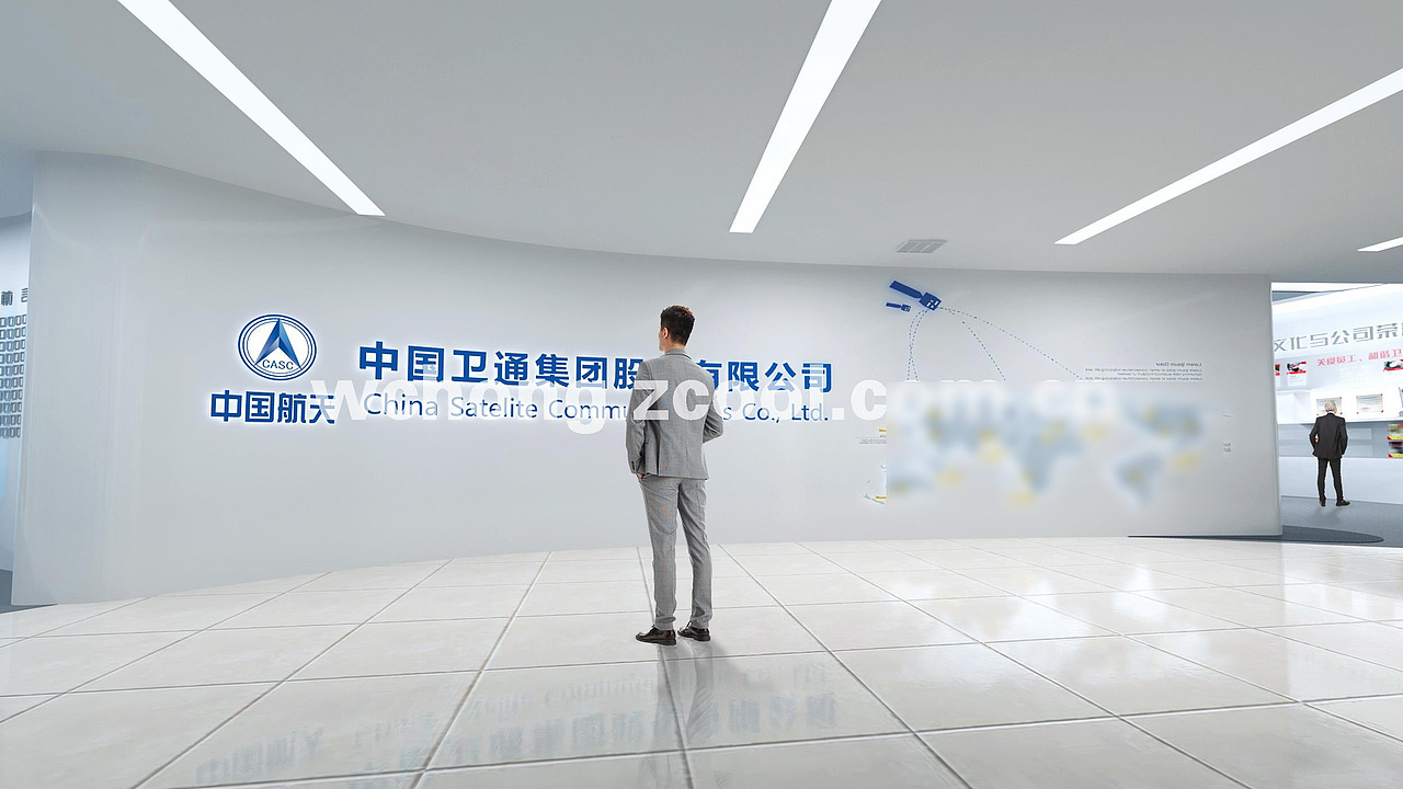中国卫星通信公司展厅设计