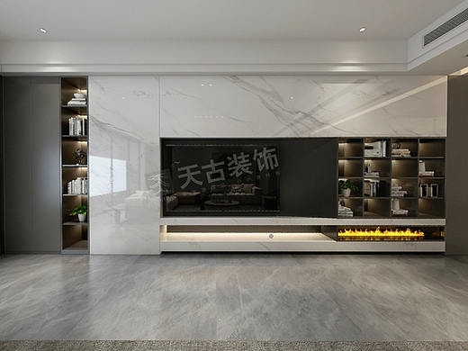 南岸天古装饰公司,南滨特区跃层户型改造-现代风格设计