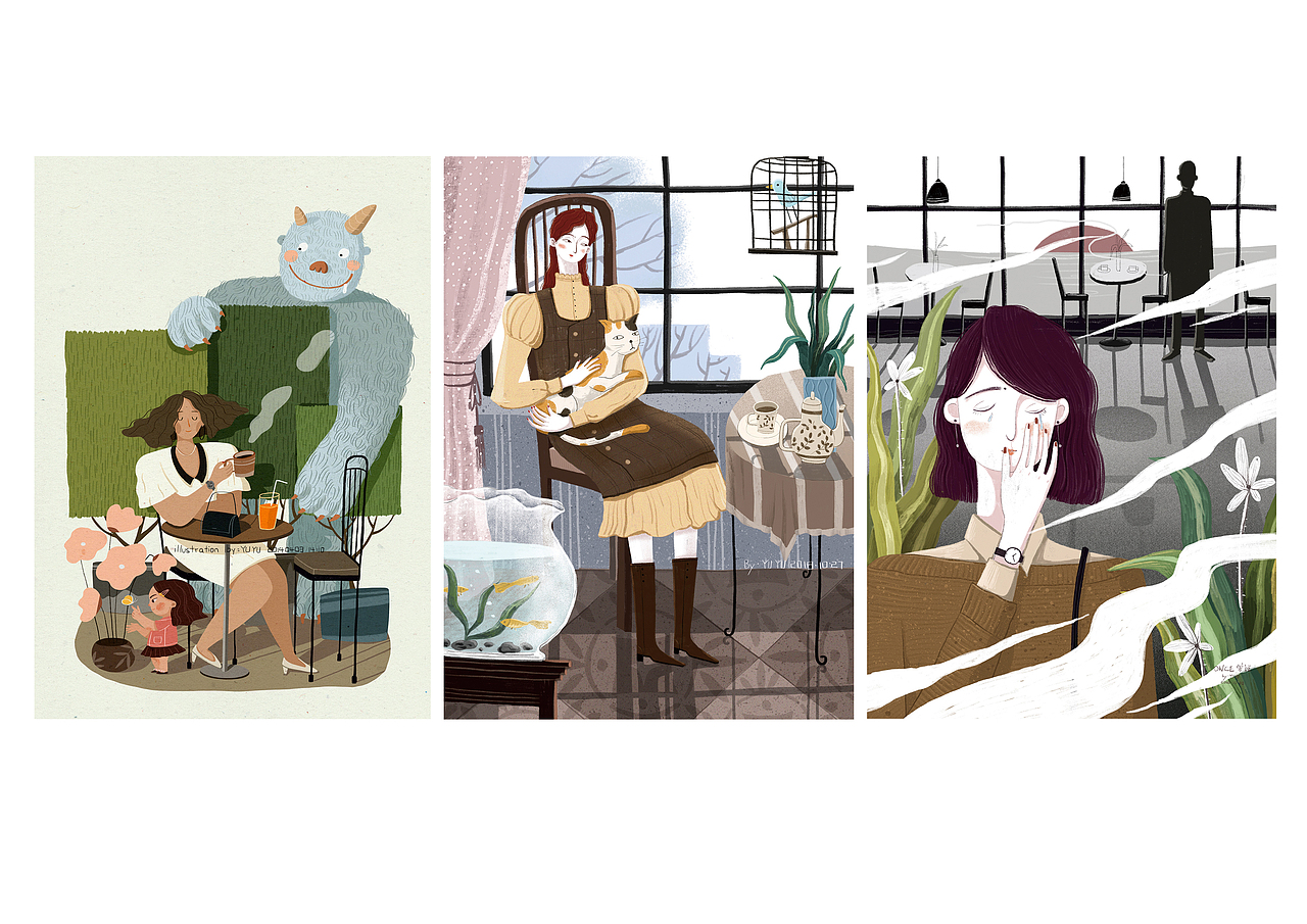 自由职业插画师与鱼YUYU作品集更新（图ZMjE2MDUxNTcy） - 商业插画 - 站酷设计师与鱼Yuyu原创素材 - 站酷ZCOOL