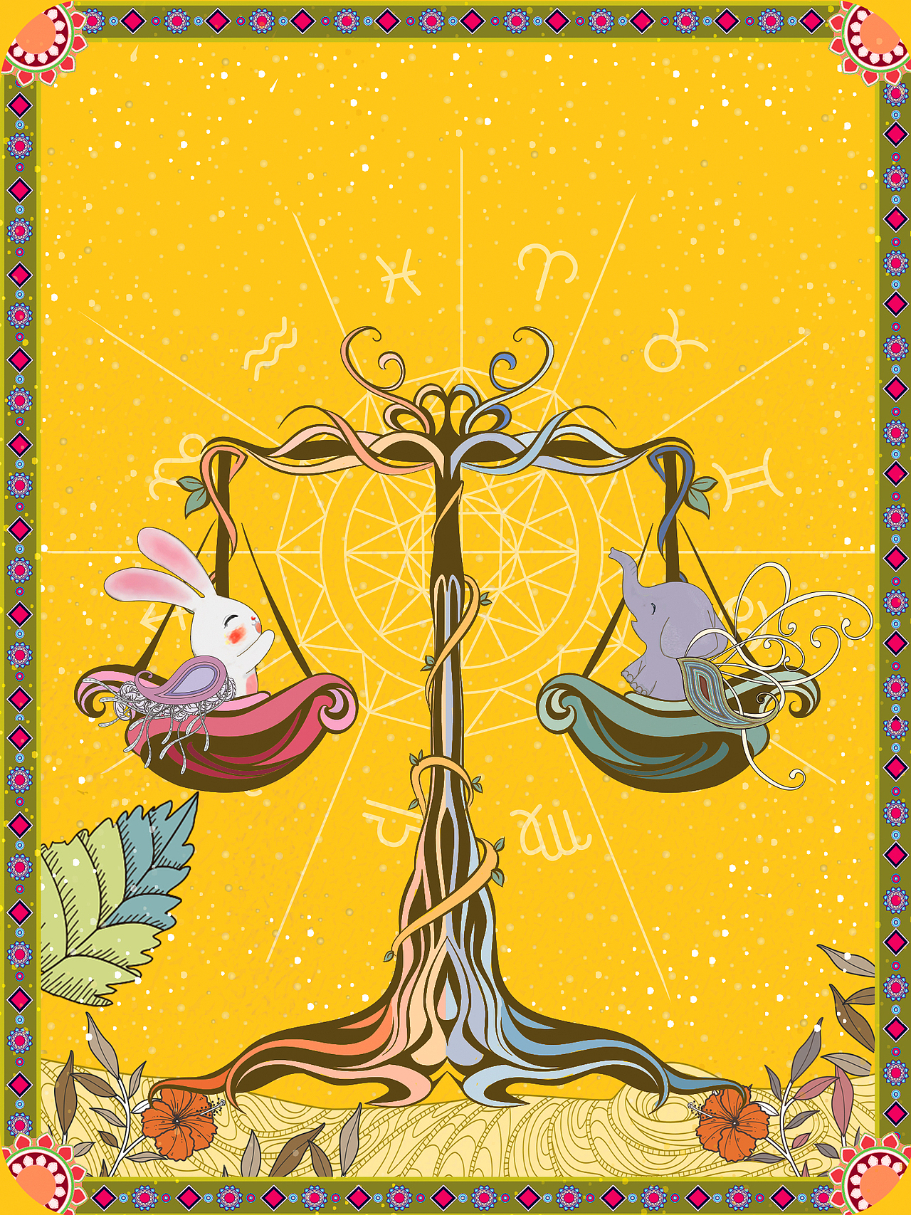 插画合集 十二星座 | 发条梨