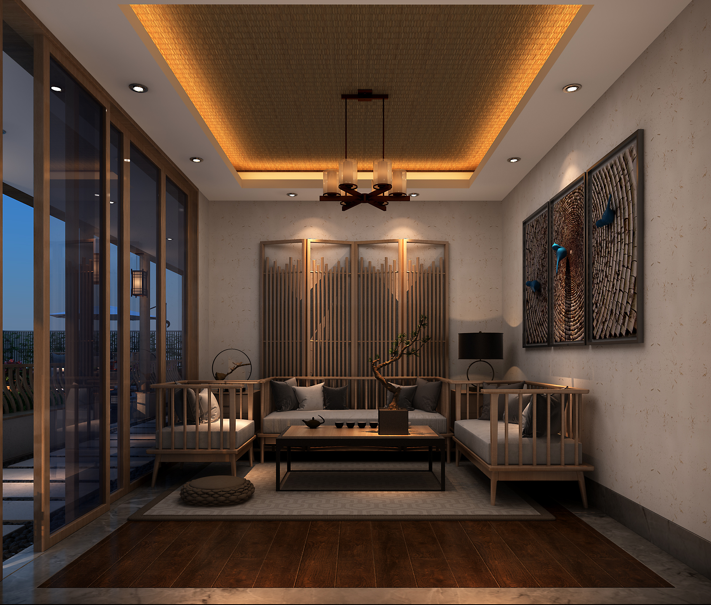 鼎坤室内茶楼设计