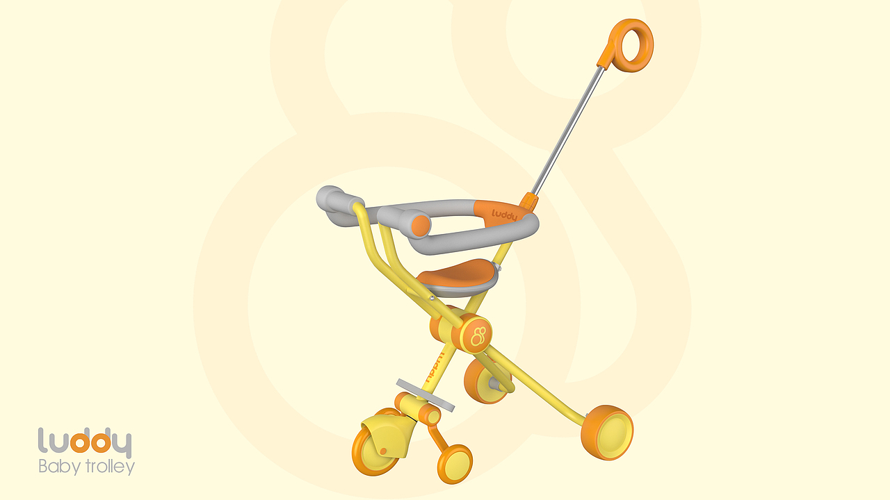 哈士奇设计作品 - 婴儿推车