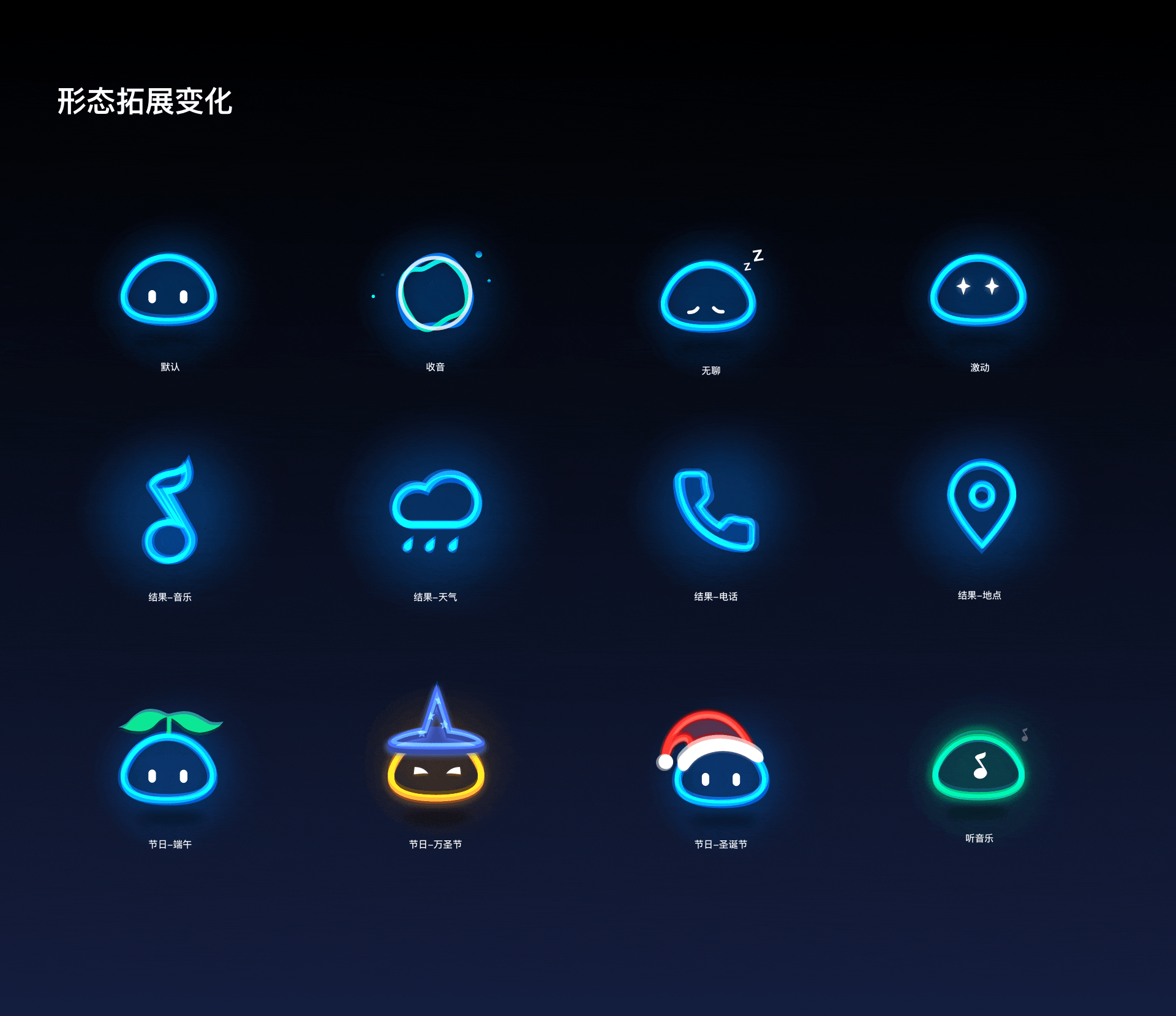 VUI 车载语音（形象&动效设计